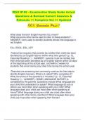 WGU D169 - Examination Study Guide Actual  Questions & Revised Correct Answers &  Rationale >> Complete Set >> Updated  100% Guarantee Pass!! 