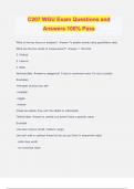 C207 WGU Exam Questions and Answers 100&percnt; Pass