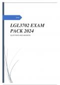 LGL3702 EXAM PACK 2024