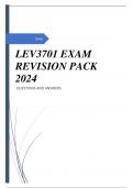 LEV3701 EXAM REVISION PACK 2024