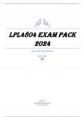 LPL4804 EXAM PACK 2024