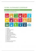 College aantekeningen Global Sustainable Leadership 