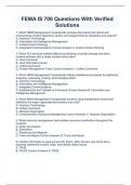 FEMA IS-700 &lpar;Final&rpar; Questions And Correct Answers