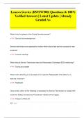 Lenovo RWSTO16 Questions & 100&percnt; Verified Answers Pack&vert; Latest Update &vert; Already Graded A&plus;