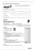 AQA GCSE MATHEMATICS EXAM QUESTIONS AND ANSWERS