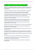 CCMC CCM Exam Study 2023&sol; 2024