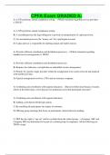 CPFA Exam GRADED A&plus; 