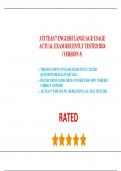 ATI TEAS 7 ENGLISH LANGUAGE USAGE ACTUAL EXAM RECENTLY TESTED 2024 &lpar;VERSION 3&rpar;&period;