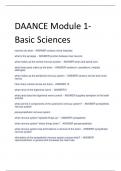 DAANCE Module 1- Basic Sciences
