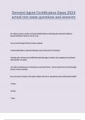 Devoted Agent Certification Exam 2024 actual test exam questions and answers&period;