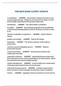 THE BAR EXAM LATEST UPDATE