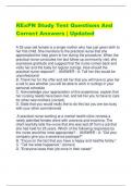 RExPN Study Test Questions And  Correct Answers &vert; Updated
