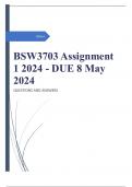BSW3703 Assignment 1 2024 - DUE 8 May 2024