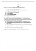 Dismissals Summary for Exam