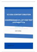 IC3 GS6 Content Creation Comprehensive List for Test Preparations 