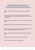 FTCE Middle Grades English 5-9 complete review all you need to know&period;