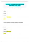 109- Hair Removal Questions and Answers 100&percnt; Pass