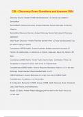 CIS &ndash; Discovery Exam Questions and Answers 2024
