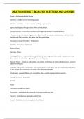 MBA 704 MODULE 7 EXAM&sol;200 QUESTIONS AND ANSWERS