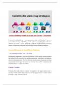 Social Media Marketing Strategies (Guide to Building Brand Awareness and Driving Engagement)