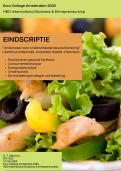 Scriptie Euro College Amsterdam - Optimale Marktpositie gezond fastfood restaurant - International Business and Entrepreneurship - Volledig ge&uuml;pdatet sept&period; 2025