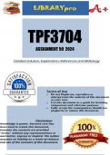 TPF3704 Assignment 50 (COMPLETE ANSWERS) 2024 (PORTFOLIO)