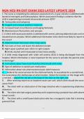 NGN HESI RN EXIT EXAM 2023 LATEST UPDATE 2024
