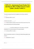 NFPA 211 - Journeyman Exam Practice Test Questions & 100&percnt; Verified Answers &vert; Latest  Update &vert; Already Graded A&plus;