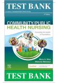 Test Bank For Community/Public Health Nursing:by Nies || | Chapter 1-34 | 