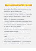 ESL 154 CERTIFICATION TEST 100&percnt; PASS