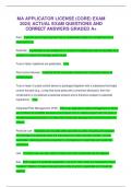 MA APPLICATOR LICENSE &lpar;CORE&rpar; EXAM 2024&vert; ACTUAL EXAM QUESTIONS AND CORRECT ANSWERS GRADED A&plus;