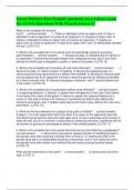 Soccer Referee Test &lpar;Sample questions on a referee exam for AYSO&rpar; Questions With Passed Answers&excl;&excl;