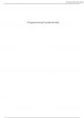 Programming Fundamentals-A Modular Structured Approach 2nd Edition by Kenneth L.B & Dave B.LATEST 2024 ANSWERSHEET VERIFIED BY EXPERT