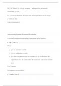 BIO 182 What is the value of parameter a in the quadratic polynomial relationship (y = ax2