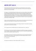 AECN 357 Unit 4  Questions Perfectly Answered&excl;&excl;