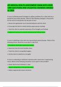 ATI MENTAL HEALTH EXAMS WITH QUESTIONS AND VERIFIED ANSWERS 