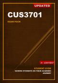 CUS3701 Exam Pack 2024 (Updated)