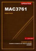 MAC3761 Exam Pack 2024 (Updated)