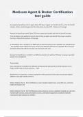 Medicare Agent & Broker Certification test guide