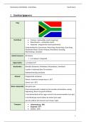 Samenvatting Zuid-Afrika