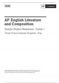 Class notes English literature and composition 