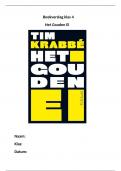 Boekverslag Het Gouden Ei - Tim Krabbé