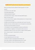 HUBS1416 Practice Exam Questions and Answers