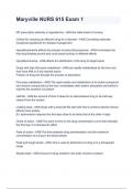 Maryville NURS 615 Exam 1