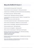 Maryville NURS 615 Exam 3