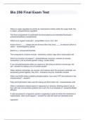 Bio 256 Final Exam Test Questions and Answers 100&percnt; Correct