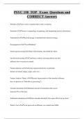 PSYC 150 TOP Exam Questions and  CORRECT Answers