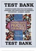 Evidence-Based Practice for Nurses&comma;4th Edition &lpar;Chapter 1 to 19&rpar; - Test Bank by Nola A&period; Schmidt 