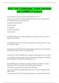 PSYC 430 Certification Exam Questions  and CORRECT Answers