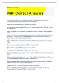 PTBC Exam Questions with Correct Answers